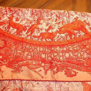 Hermès Jardin des metamorphoses Scarf RARE